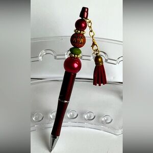 Burgundy Boujee Writing Pen